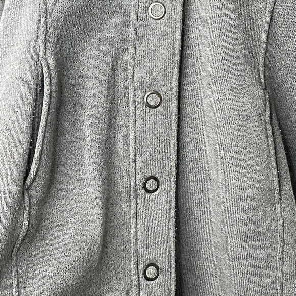 KUHL jacket fleece long casual “Highlander long” women’s small gray - Picture 4 of 9